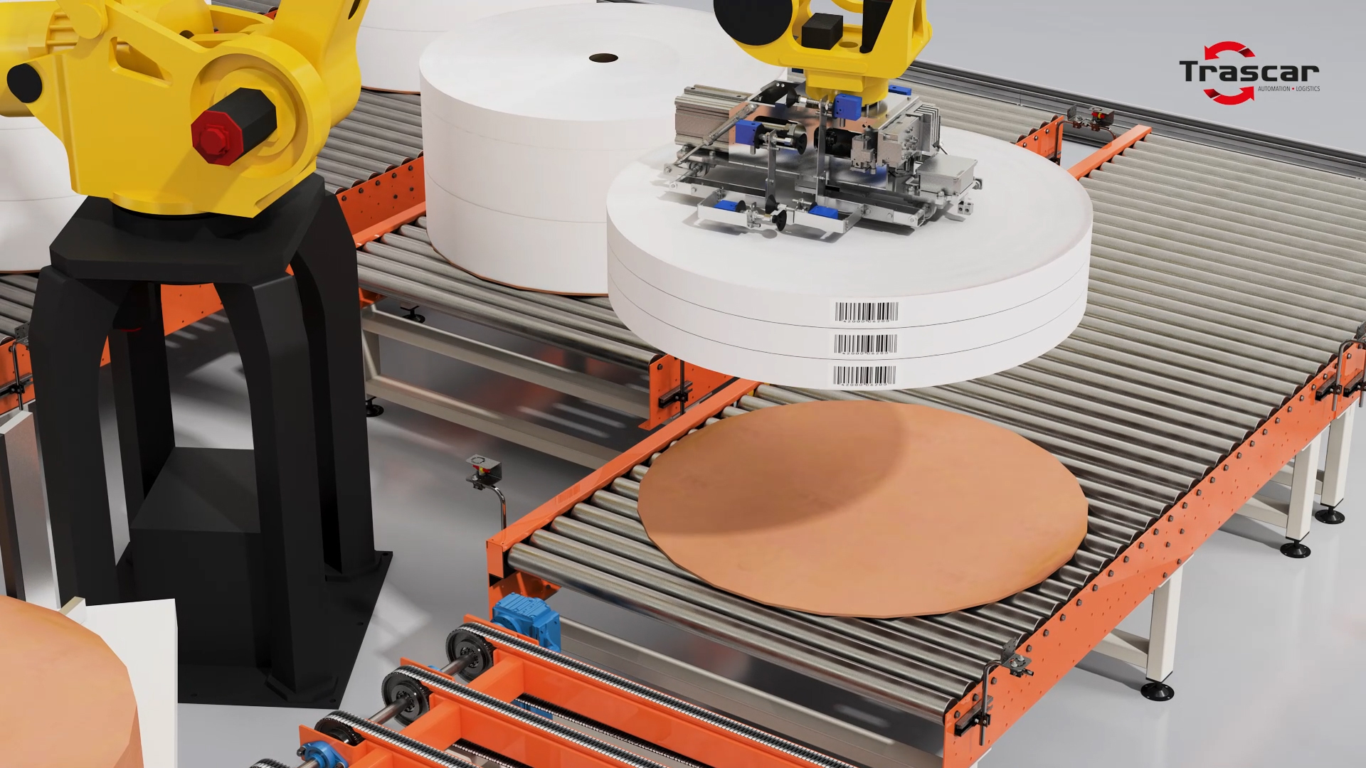 Trascar Slit Rolls Packaging Warehouse